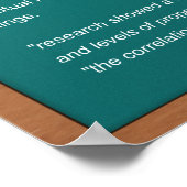 Classroom Poster: Oorzakelijk verband vs correlati Poster (Hoek)