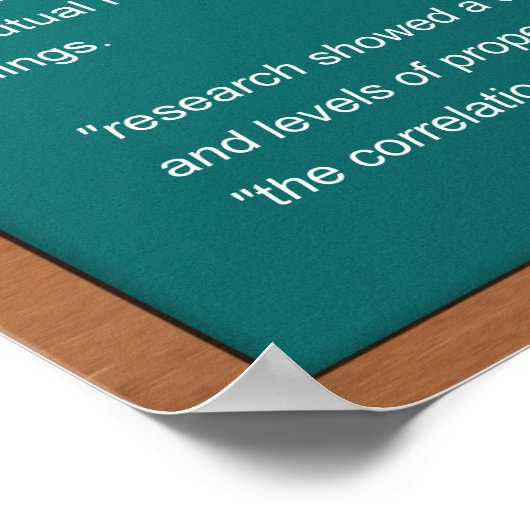 Classroom Poster: Oorzakelijk verband vs correlati Poster (Hoek)