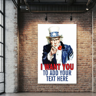 Classroom-Poster: voeg hier Jouw tekst toe Poster