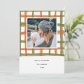 Classroom Pset Holiday-fotokaart | A Feestdagenkaart (Staand voorkant)