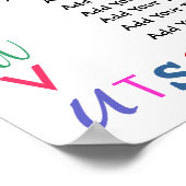 Classroom-regels door SRF Poster (Hoek)