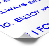 Classroom-regels Poster (Hoek)