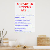 Classroom-regels Poster (Keuken)