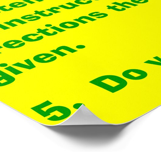 Classroom-regels Poster (Hoek)