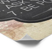 Classroom-regels Poster (Hoek)