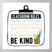 Classroom Rules Poster (Voorkant)