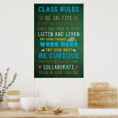 Classroom Rules Poster (Keuken)