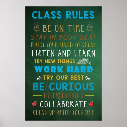 Classroom Rules Poster (Voorkant)