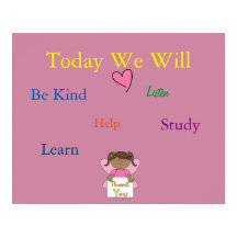 Classroom Rules poster