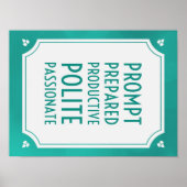 Classroom Rules Poster (Voorkant)