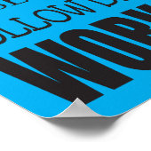 Classroom Rules Poster (blauw), 12 x 36 inch (Hoek)