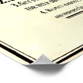 Classroom Rules Proclamation Education Decreet 1 Poster (Hoek)