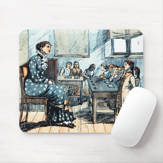  Classroom-scène-cadeau Muismat (Met muis)