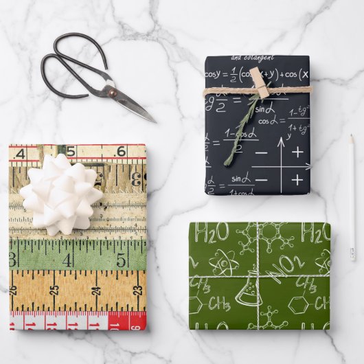 Classroom Set 3 Wrapping Paper Sheets (Voorkant)