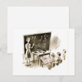 Classroom Sketch Briefkaart (Voorkant / Achterkant)