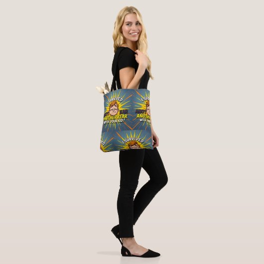 Classroom Survivor Spark Tote Bag (Op model)