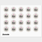 Classroom Treat Birthday Heart Candy Simple Ronde Sticker (Vel)