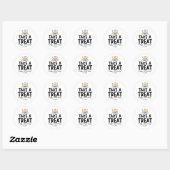 Classroom Treat Birthday Rainbow Simple Ronde Sticker (Vel)