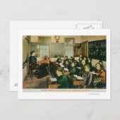 Classroom-Uitzicht van een Chinees primair publiek Briefkaart (Voorkant / Achterkant)