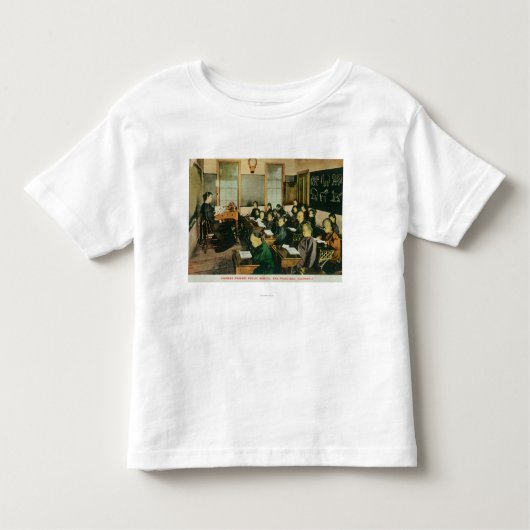 Classroom-Uitzicht van een Chinees primair publiek Kinder Shirts (Voorkant)