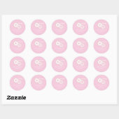 Classroom Valentijn Sweet Donut Ronde Sticker (Vel)