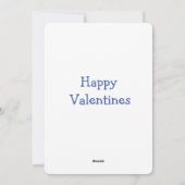 Classroom Valentijns Blueberry plezier! Feestdagenkaart (Achterkant)