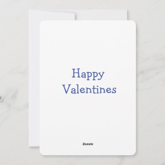 Classroom Valentijns Blueberry plezier! Feestdagenkaart (Achterkant)