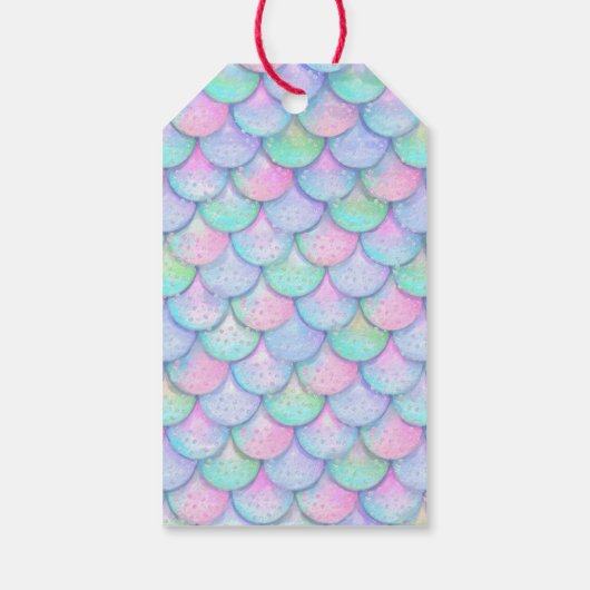 Classroom Valentijns gepersonaliseerde zeemeermin Cadeaulabel (Achterkant)