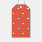 Classroom Valentijnsdag Cherry Gift Label Cadeaulabel (Achterkant)