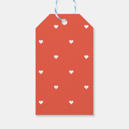 Classroom Valentijnsdag Cherry Gift Label Cadeaulabel (Achterkant)
