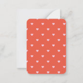 Classroom Valentijnsdag Cherry Much Card Notitiekaartje (Achterkant)