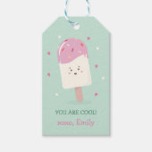 Classroom Valentijnsdag Cool Popsicle Gift Label Cadeaulabel (Voorkant)