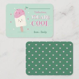Classroom Valentijnsdag Cool Popsicle Kaart Notitiekaartje