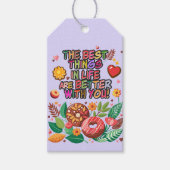 Classroom Valentijnsdag Donut Flower Personalisere Cadeaulabel (Voorkant)