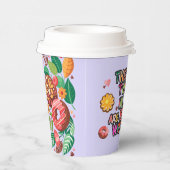 Classroom Valentijnsdag Donut Flower Personalisere Papieren Bekers (Rechts)