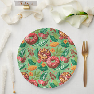 Classroom Valentijnsdag Donut Flower Personalisere Papieren Bordje