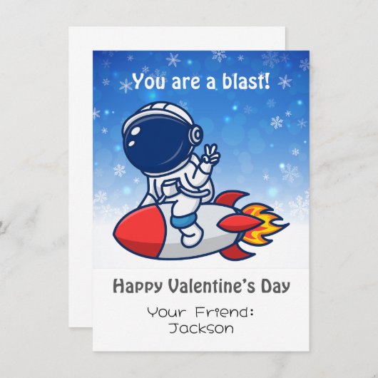 Classroom Valentijnsdag Kaarten (Voorkant / Achterkant)