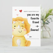 Classroom Valentijnsdag Kaarten voor kinderen (Staand voorkant)