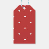 Classroom Valentijnsdag Pretzel Knots Gift Label Cadeaulabel (Achterkant)