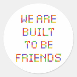 Classroom-Valentijnsdag Ronde Sticker