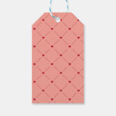 Classroom-Valentijnsdag voor Label voor peutergips Cadeaulabel (Achterkant)