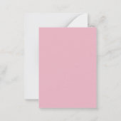 Classroom Valentine Card- Un-Pho-Gettable- Pink Notitiekaartje (Achterkant)