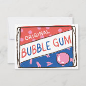 Classroom Valentine; Fun as a Pack of Bubble Gum Kaart (Voorkant)