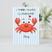 Classroom Valentine "I think you're claw-some" (Staand voorkant)