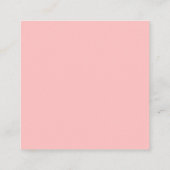 Classroom Valentine Pink and White Grid Design Informatiekaartje (Achterkant)