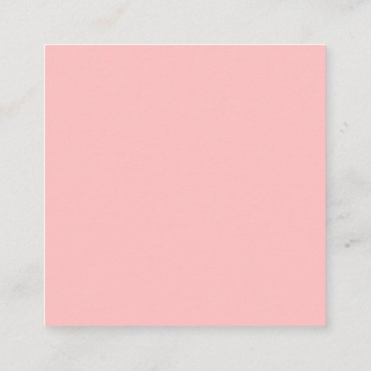 Classroom Valentine Pink and White Grid Design Informatiekaartje (Achterkant)