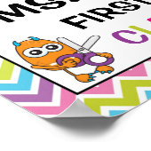 Classroom Welkomstteken in Monsters Thema Poster (Hoek)