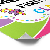 Classroom Welkomstteken in Snoep Thema Poster (Hoek)