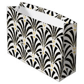 Classy 1920s  art Deco Fans Groot Cadeauzakje (Achterkant Gekanteld)