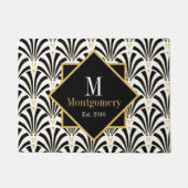 Classy  1920s Jazzy Palmettos Deurmat (Voorkant)